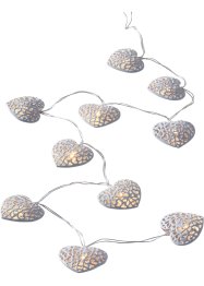 Guirlande lumineuse LED Cœur (10 cœurs), bpc living bonprix collection