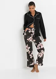 Pyjama avec patte de boutonnage, bonprix