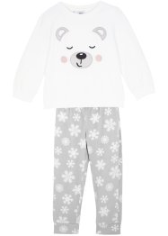 Pyjama enfant en velours ras (Ens. 2 pces.), bpc bonprix collection