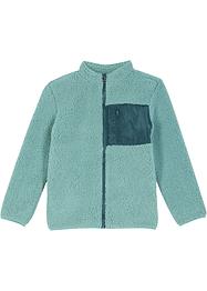 Veste enfant en maille polaire peluche avec poche poitrine, bpc bonprix collection