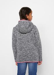 Veste en maille polaire thermo fille avec capuche, bpc bonprix collection