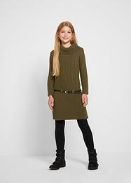 Robe en maille avec ceinture (Ens. 2 pces.), bpc bonprix collection