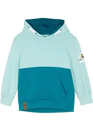 Sweat-shirt à capuche en coton mélangé doux, bonprix