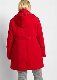 Manteau à capuche et pinces, forme trapèze, bonprix