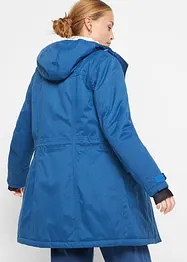 Parka fonctionnelle imperméable avec polaire peluche et capuche, bonprix