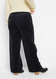 Pantalon large en velours côtelé, bonprix