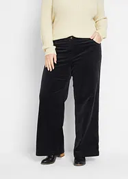 Pantalon large en velours côtelé, bonprix