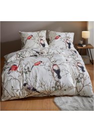 Parure de lit avec oiseau, bpc living bonprix collection