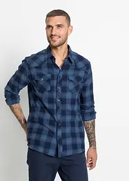 Chemise manches longues en flanelle, bonprix