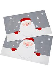 Lot de 2 sets de table avec motif de Noël, bpc living bonprix collection
