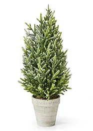 Sapin de Noël enneigé artificiel en pot, bonprix