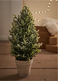 Sapin de Noël enneigé artificiel en pot, bonprix