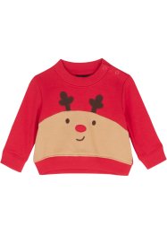 Sweat-shirt de Noël bébé en coton, bpc bonprix collection