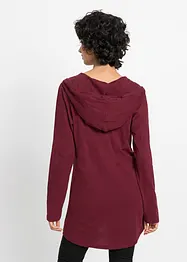 Long T-shirt manches longues à capuche, bonprix