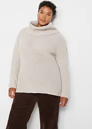 Pull en grosse maille avec col large, bonprix