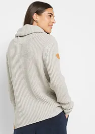 Pull en grosse maille avec col large, bonprix