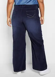 Pantalon en velours côtelé extensible, Wide, bonprix