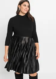 Robe en jersey en mélange de matière, bonprix