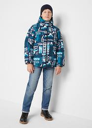Veste de ski graffiti garçon, étanche et coupe-vent, bpc bonprix collection