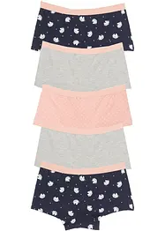 Lot de 5 culottes fille, bonprix