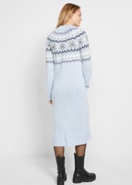 Robe en maille motif norvégien, longueur genou, bpc bonprix collection