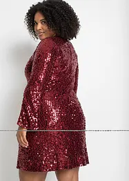 Robe à sequins et manches trompette, bonprix