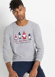 T-shirt manches longues avec motif de Noël, bonprix