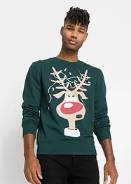 Sweat-shirt de Noël avec polyester recyclé, bonprix