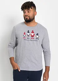 T-shirt manches longues avec motif de Noël, bonprix