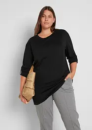 T-shirt long coton, manches longues, bonprix