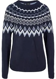 Pull norvégien à col haut, bonprix