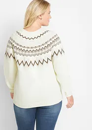 Pull norvégien à col montant, bonprix