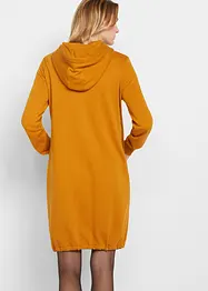 Robe sweat à capuche et élastique à la base, bonprix