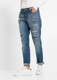 Jean Boyfriend avec détails destroyed, bonprix