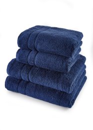 Lot de serviettes de toilette en éponge douce (Ens. 4 pces.), bpc living bonprix collection