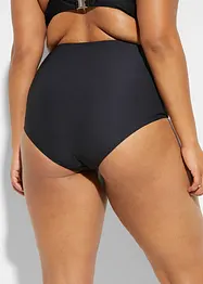 Bas de bikini sculptant taille haute, maintien fort, avec lien à nouer, bonprix