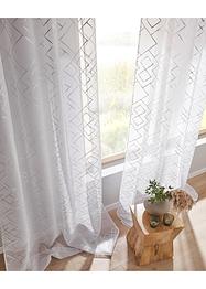 Lot de 2 voilages à imprimé brillant, bpc living bonprix collection