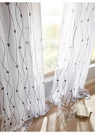 Lot de 2 voilages à motif ondulé, bpc living bonprix collection