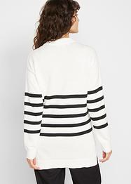 Pull à col polo et fentes latérales, bpc bonprix collection