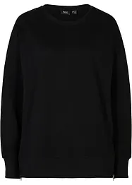 Sweat-shirt avec fentes latérales, bonprix