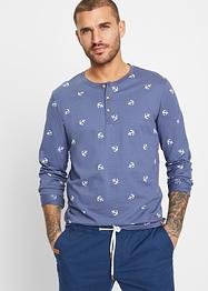 T-shirt col Henley, manches longues, bpc bonprix collection