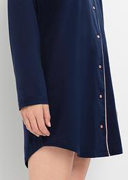 Chemise de nuit avec patte de boutonnage, bpc bonprix collection