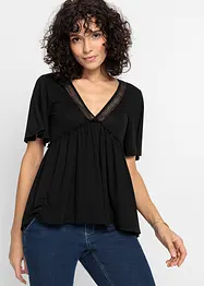 T-shirt bohème à dentelle, BODYFLIRT