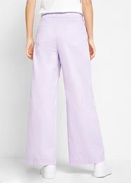 Pantalon twill avec jambes larges et taille confortable, bpc bonprix collection