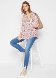 Tunique-blouse de grossesse à décolleté carré en viscose, bpc bonprix collection