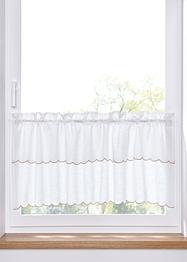 Brise-bise uni en coton, bpc living bonprix collection