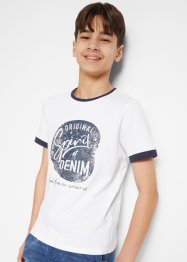 Lot de 2 T-shirts garçon Slim Fit, bpc bonprix collection
