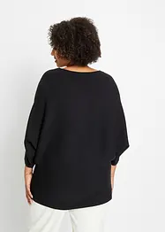 Pull côtelé oversize, bonprix