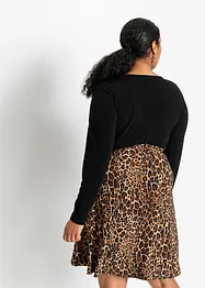 Robe courte avec ceinture, bonprix