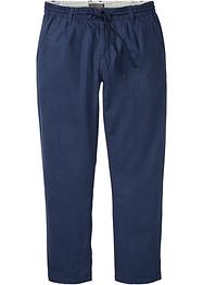 Pantalon chino en lin majoritaire avec taille extensible Regular Fit, Straight, bpc selection